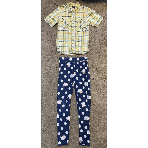 15pc Bundle Lot Girls Size 10/12 Clothes Pants Tops Oversized Tween Teen Shirts - Picture 9 of 16